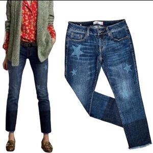 CAbi Stars Womens Slim Boyfriend Size 6 denim Blue Jeans #3937